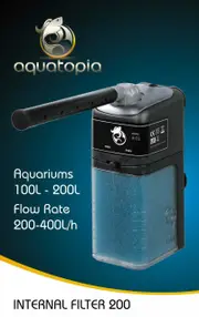 Internal Aquarium Filter 200 for Fish Tanks Up To 200L (Aquatopia)
