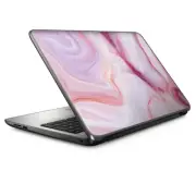 Laptop Skin Wrap Universal for 13 inch - Pink Stone Marble Geode