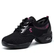 Shoes Sneakers Woman Sports Feature Soft Outsole Breath Dance Practice Modern La