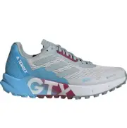 Adidas Women's 9.5 Terrex Agravic Flow 2 GTX Hiking Trail Running Shoes Gray