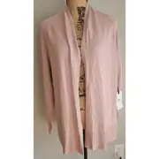 Leith Cardigan Nordstrom Pink Adobe Sweater Duster, New with tags, Sz S