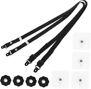Totority Tv Strap Safety 2 Pack Easy Install Adhesive Anchors for Tv Prevention and Child Proofing