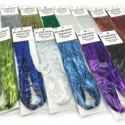FLASHABOU MAGNUM - Fly Tying Saltwater Flash Material Musky Bucktail 13 Colors!