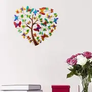 Metal Wall Art Artwork Metal Tree Wall Sculpture for Corridor Entryway Party