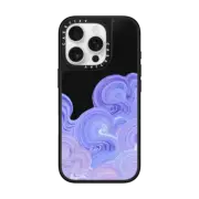 iPhone 16 Pro Mirror Case MagSafe Compatible Lavender Clouds