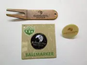 Hassayampa Golf Club Divot Repair Tool &Two (2) Ball Markers BLACK