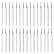30pcs 1.4mm Diamond Hole Saw Cylindrical Grinding Drill Bits with 2.35mm Shank