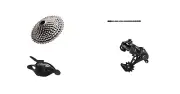 XT Groupset - SRAM/Shimano 1x11 Group XT Cassette 11-42t, X1 Chain, GX