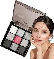 Ideal Shimmer Eyeshadow - Long Lasting Eyeshadow Palette | Excellent Quality Highly Pigmented Blendable Shimmer Shades for Day Night Looks, Perfect for Creating Stunning Eye Makeup