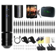 Professional Wireless Tattoo Pen Kit Battery Capacity 2400mA Cartridge Beginners
