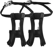 KITANDOVE Mountain Bike Pedal Toe Clip 2 Pack Nylon Cycling Clip Pedals for Road Bikes