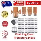 Chair Leg Floor Protectors 24pcs Small Silicone Furniture Leg Protectors