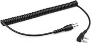 BANDARICOMM 2-Pin to 5-Pin Coil Cord Cable for Kenwood, HYT, BaoFeng Two Way Handheld Walkie Talkie and Radio Headsets
