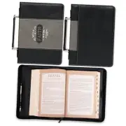 Classic Two Color Bible & Book Cover for Men & Women: Walk by Faith - 2 Large