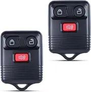 Big-Autoparts 2 Replacement Keyless Entry Remote Key Fob Clicker Transmitter Compatible with Ford 1998-2016 F-150 F-250 F-350, M azda, Mercury, Lincoln - 3 Button