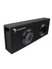 Diamond Audio DES Dual 8" 500W RMS Slot Vented Passive Subwoofer