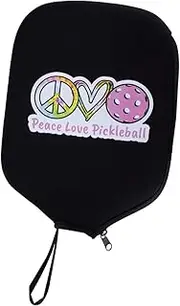 Perfeclan Pickleball Paddle Cover Neoprene Racket Sleeve Protect Your Paddle Bag Dustproof with Handle Strap Case Pickleball Head Cover