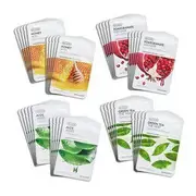THE FACE SHOP - Real Nature Face Mask Bundle Set - 15 Types Blueberry - 10 pcs