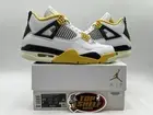 DS New Nike Air Jordan Retro 4 Vivid Sulfur 2024 Size 8.5/7 Authentic Yellow Mid
