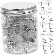 Beatifufu 200pcs Decorative Sewing Pins Spiral Jewelry Making Pin for Corsage and Crafts Durable Iron for Weddings and DIY Projects Convenient Storage Case Included