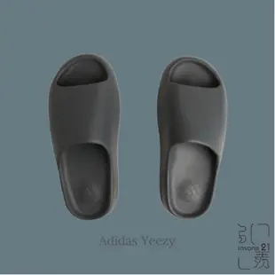 ADIDAS YEEZY SLIDE SLATE GREY 黑灰 厚底 拖鞋 ID2350 【Insane-21】