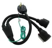 3ft Y-Adapter with Circuit Breakers | NEMA 10-50P to Two NEMA 5-20R by AC WORKS®