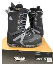 Burton Kendo Mens Snowboard Boots NIB Size 8 '21/2022 Black Free Shipping