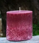 70hr RED MUSK Triple Scented NATURAL Oval Candle SEXY SPICED CINNAMON & TOBACCO
