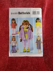 B4089 Butterick 18" Doll Clothing Separates Sewing Patterns