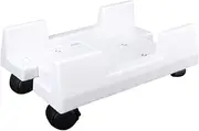 NUOBESTY Computer Mainframe Holder White Sturdy Computer Pulley Bracket Easy Install and Practical