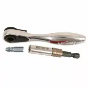 WIHA Mini Bit Ratchet & SlimFix Locking Bit Holder Set W/ #2 Phillips