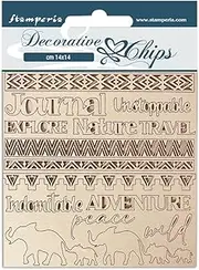 Stamperia Decorative Chips 5.5"X5.5" - Savana Adventure