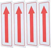4pcs Outdoor Arrow Signs Metal Directional Indicators Aluminum Alloy Left Right Sign Set