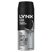 LYNX Black Antiperspirant Aerosol 165ml