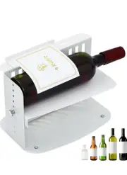 Manual Round/Square/Flat Bottle Labeling Machine Label Applicator White