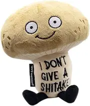 Punchkins "I Don't Give A Shitake" Mushroom Plush Toy