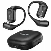 Tough On True Open Ear Earbuds OpenPlus Wireless Bluetooth 5.3 Headphones Black