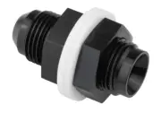 PFE921-12BK Proflow Fitting, Fuel Cell Male bulkhead -12AN, Black