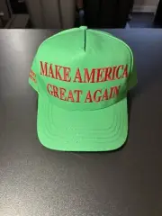 Donald Trump Cali-Fame Green Christmas 2024 MAGA Hat New In hand Hot Rare USA