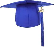WATIIFUFU DIY Graduation Cap Elastic Hats for Party Bachelor Party Costume Photo Booth Props Classic Design Blue