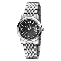 在飛比找Yahoo奇摩購物中心優惠-TITONI 梅花錶 天星系列 雋永羅馬機械腕錶 39mm 