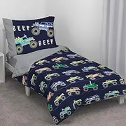 Carters Monster Truck 4 Piece Toddler Bed Set