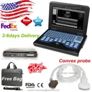 New CMS600P2 Portable Ultrasound Scanner Laptop Machine,3.5 Convex,Ultrasound