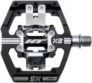 HT Components X3 Pedals - Dual Sided Clipless with Platform, Aluminum, 9/16",