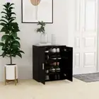 Wooden Shoe Cabinet Shoes Storage Door Rack Shelf Wood Hallway Entry Organiser