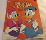 1978 Vintage Whitman Disney's Daisy Donald Duck Paper Doll - Uncut