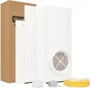 Kit De Ventana De Aire Acondicionado Portatil Con Manguera De Escape De 5.1 Pulg