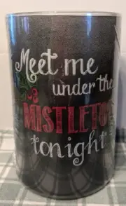 Gold Canyon 20 oz Tumbler Candle Meet Me Under the Mistletoe Soy Wax