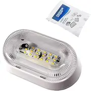 HQRP RV LED Porch 12V Lumen Exterior Outdoor Utility Light Replacement Trailer Camper Motorhome Lighting Fixture