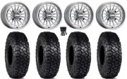 MetalFX Delta Contrast Cut 15" Wheels Gm 30" Intersect Tires Ranger XP 9/1K
